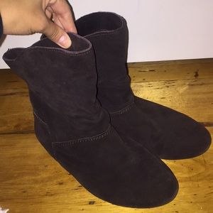 Nine West chocolate brown boots